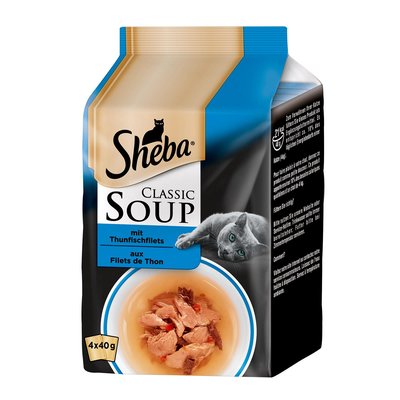 Image of Sheba Classic Soup mit Thunfischfilets