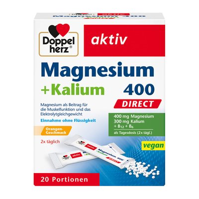 Bild von Doppelherz Magnesium 400 + Kalium Direct