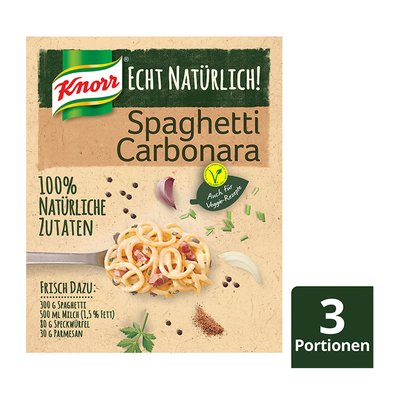 Image of Knorr Echt Natürlich! Spaghetti Carbonara