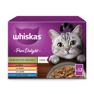 Bild von Whiskas Frischebeutel Ragout Gemischte Auswahl 1+