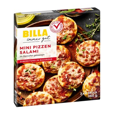 Bild von BILLA Mini-Pizzen Salami