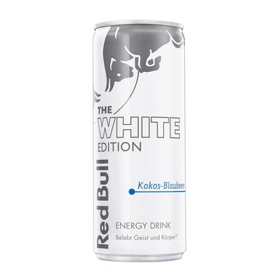 Bild von Red Bull Energy Drink White Edition Kokos-Blaubeere