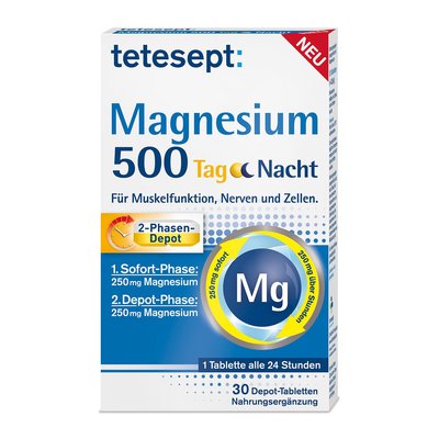 Image of Tetesept Magnesium 500 Tag/Nacht