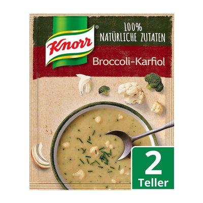 Image of Knorr Echt Natürlich! Broccoli-Karfiol-Suppe