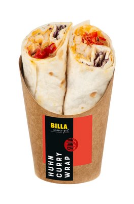 Bild von BILLA Chicken Curry Wrap