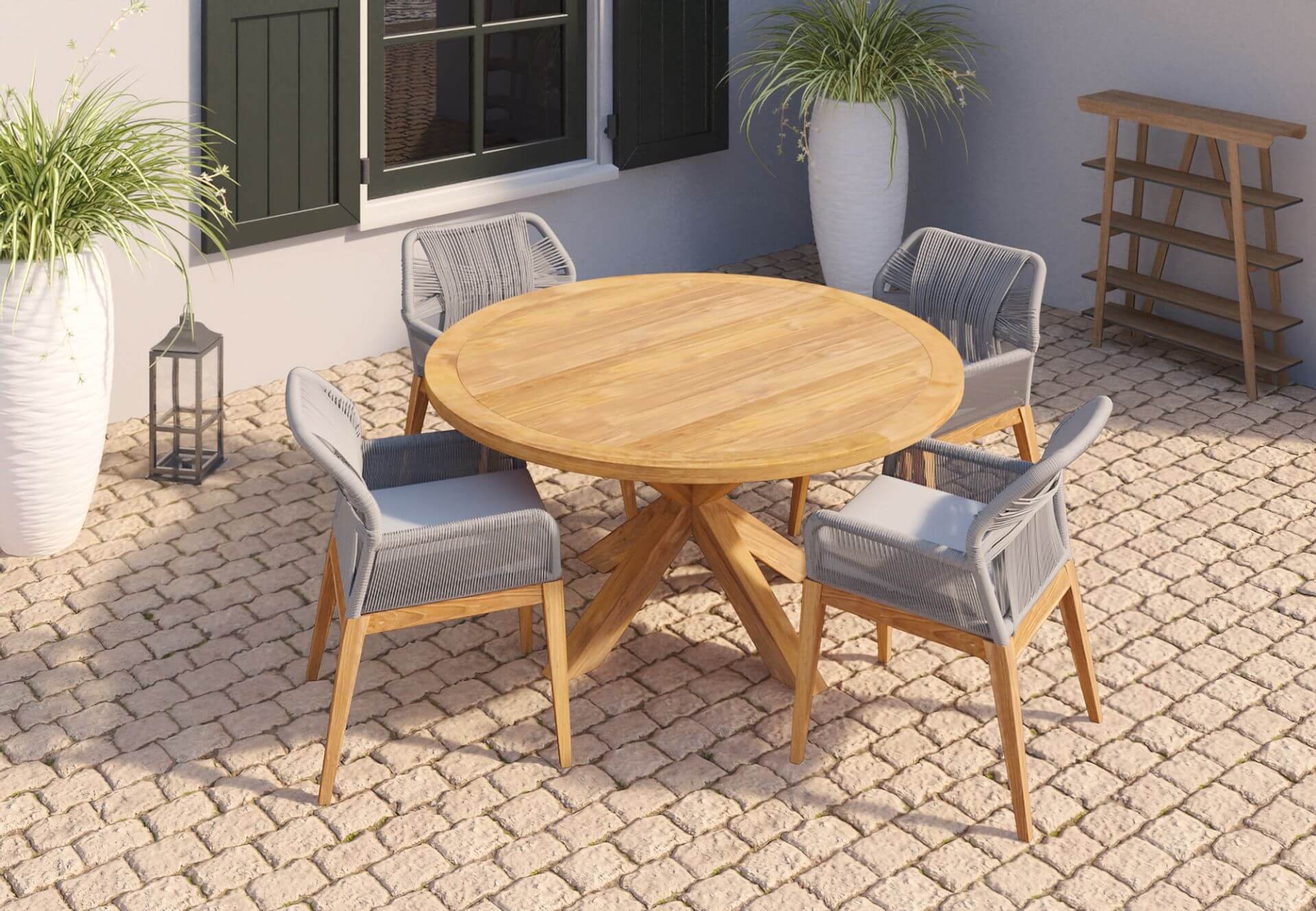 tuintafel-teak-rond-met-kruispoot-150-cm