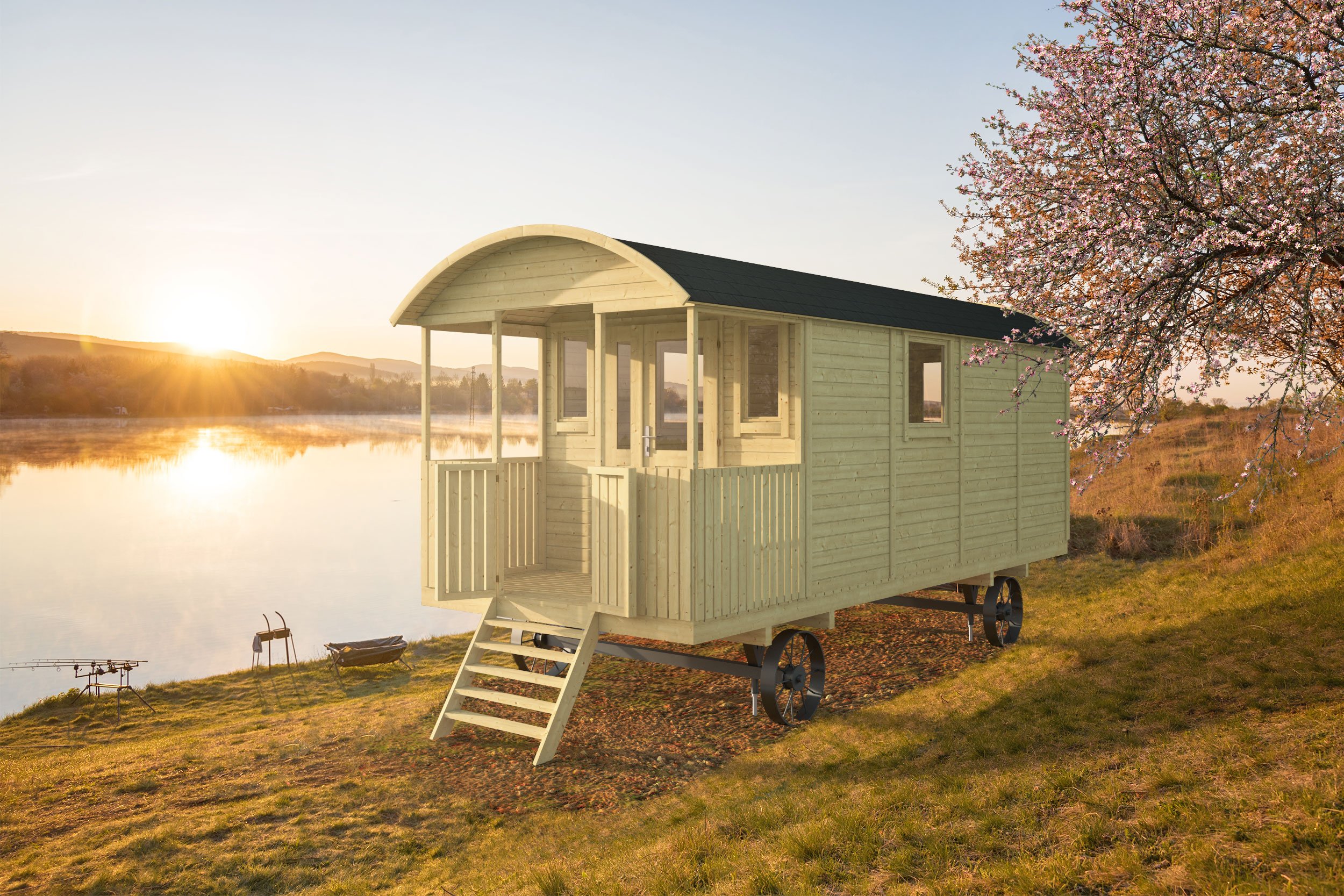 Johnny ‘Gypsy Caravan’ – Shepherd’s Hut 2.4 x 6m-158842 