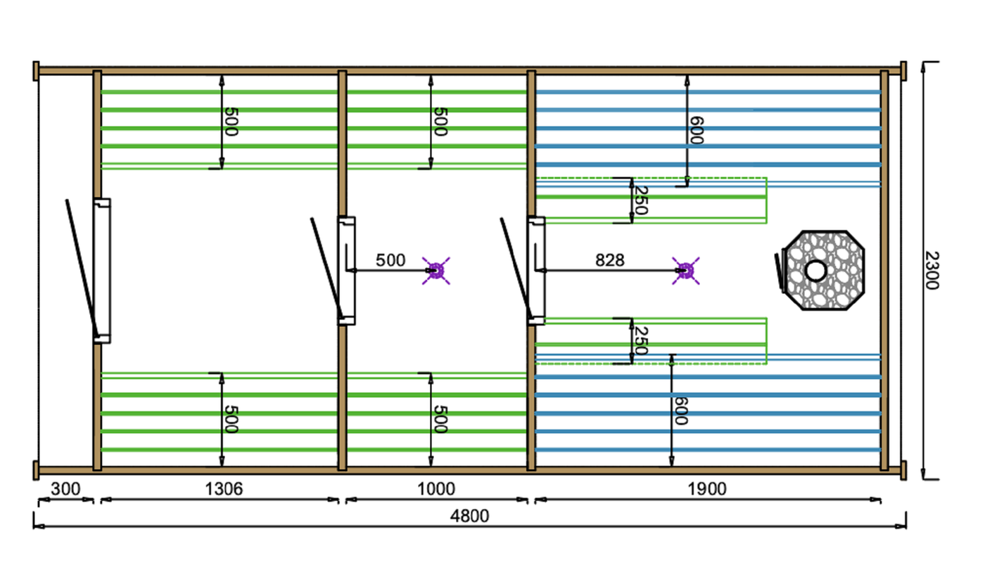 480cm_sauna_pod_plan