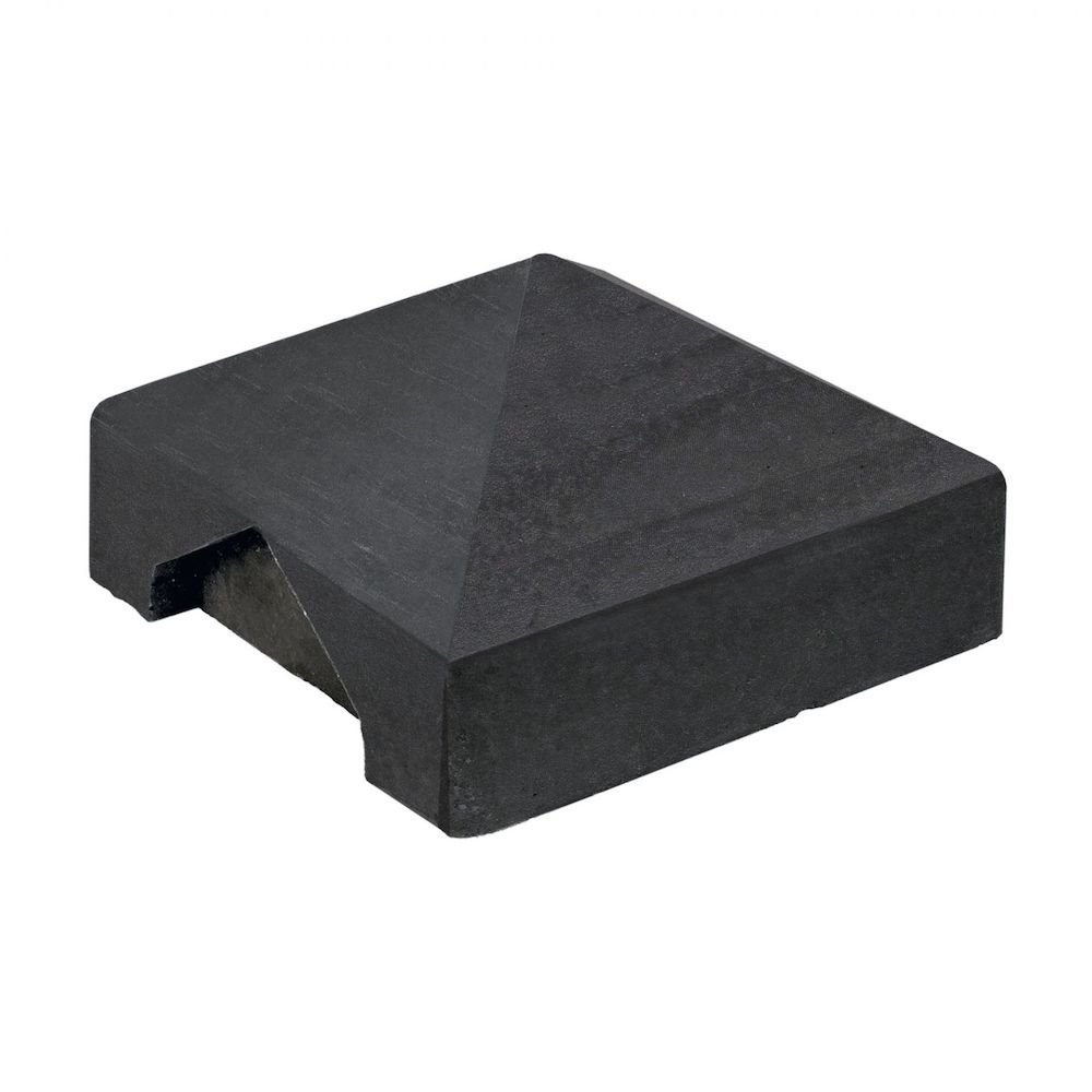 AfdekkapBetonAntracietGecoatSleufpalen
