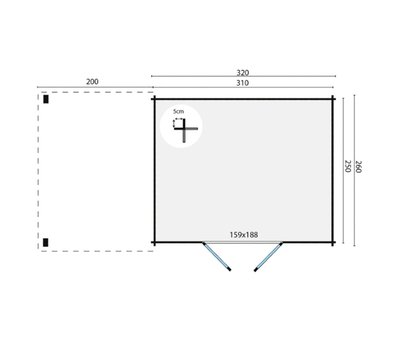 AfmetingenBlokhutExtramodern