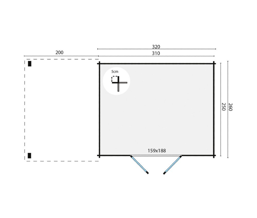 AfmetingenBlokhutExtramodern