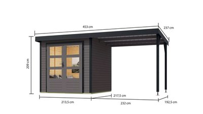 AfmetingenKaribuTuinhuisJupiterMetOverkappingGrijsAntraciet