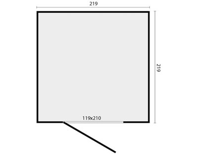 AfmetingenTuinbergingLinna219x219cm