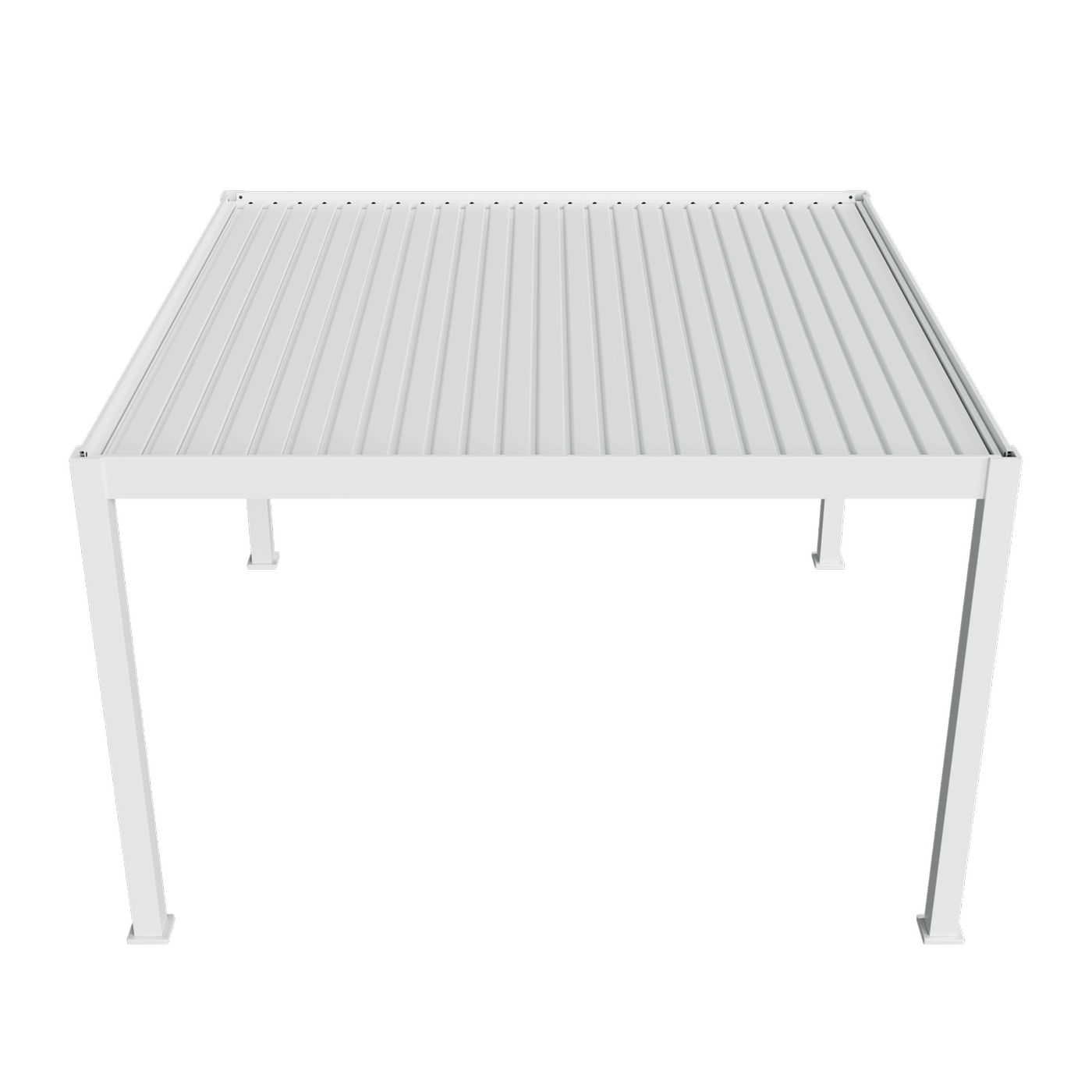 AluminiumTerrasoverkappingPremiumElektrisch_LED_Vrijst__400x400cmWit3