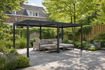 AluminiumTerrasoverkappingDeluxeVrijstaandElektrisch_LED300x600cmAntraciet