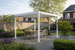 AluminiumTerrasoverkappingDeluxeVrijstaand300x300cmWit