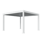 AluminiumTerrasoverkappingPremiumElektrisch_LED_Vrijst__400x400cmWit6