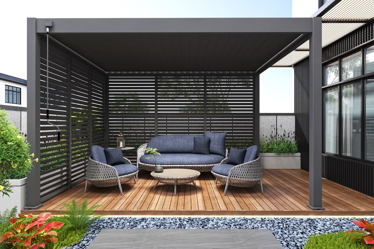 Louvre Pergola 4x3m-166201