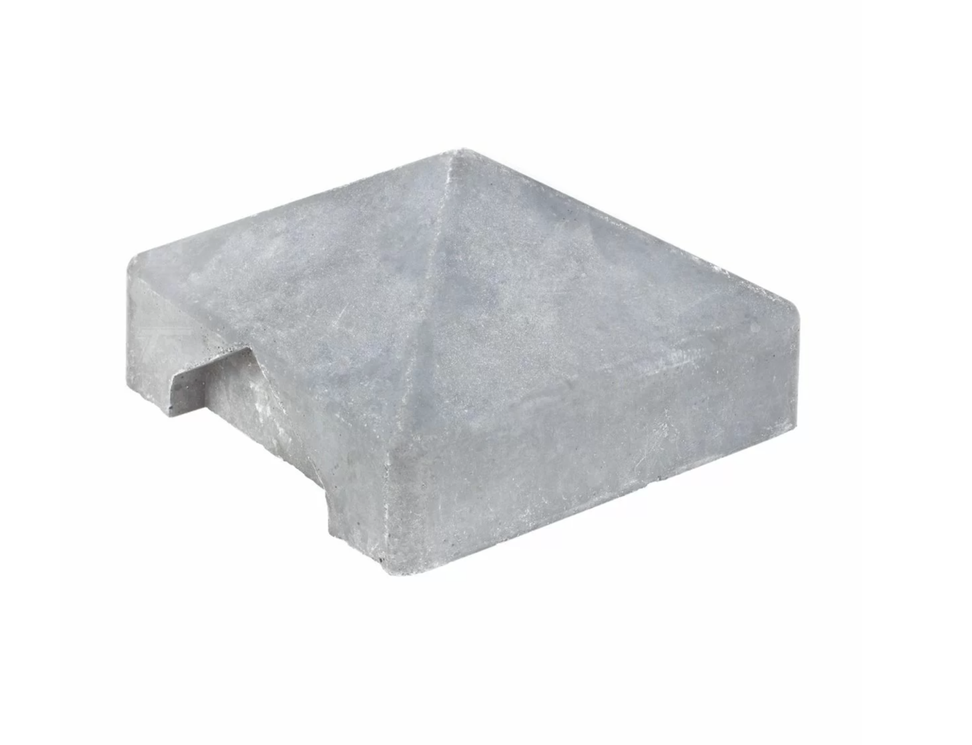 BetonpaalAfdekkapWitGrijs