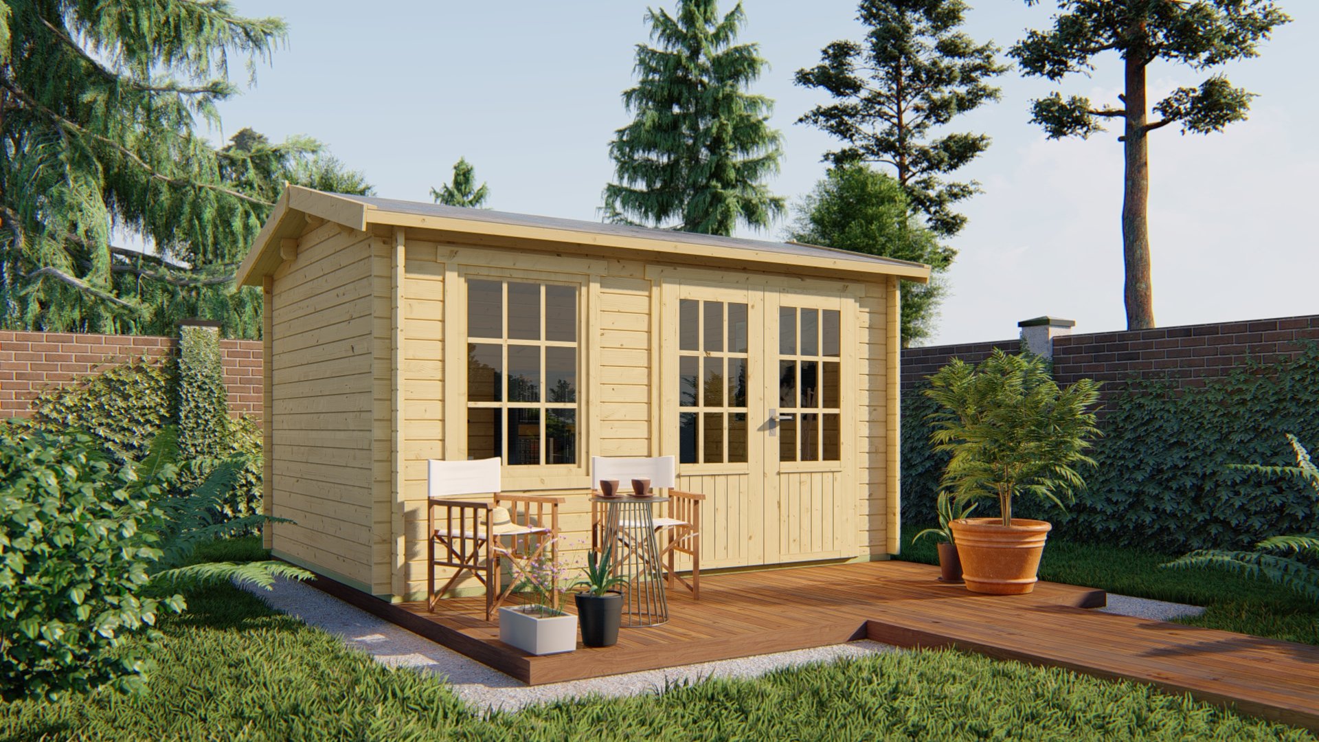 Chloe Log Cabin 4.0m x 3.0m