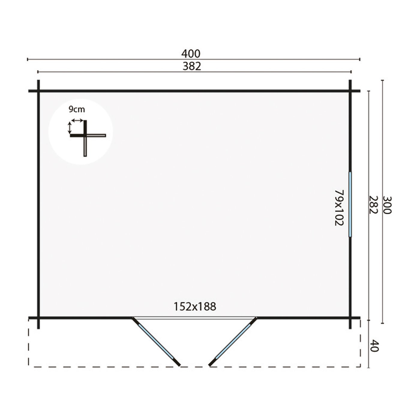 BlokhutDyreonbehandeldplattegrond