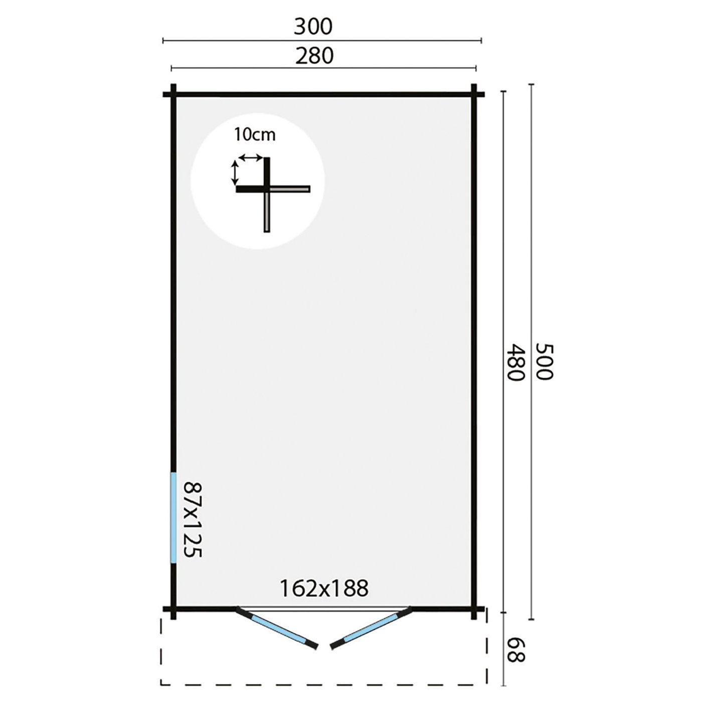 BlokhutJuliaonbehandeldplattegrond