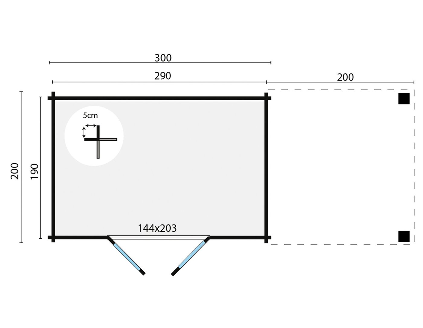 BlokhutMiddelmodernonbehandeldplattegrond