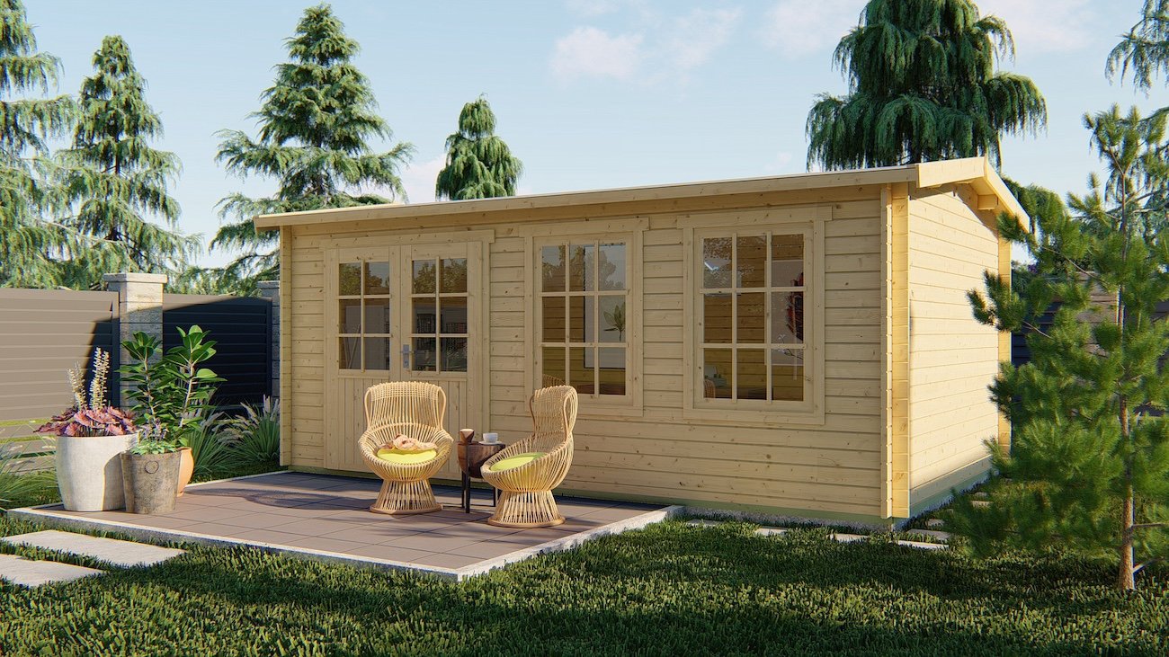 Sophie Log Cabin 5.5m x 3.5m-159668 