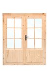 Deur_Blokhut_Vuren_Enkel_Glas_159x190cm_1