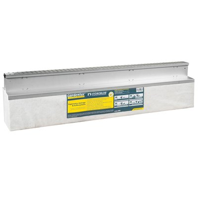 GardenluxHydroblobSlimlinesetverzinktincl_D45unit_120x20x30cm