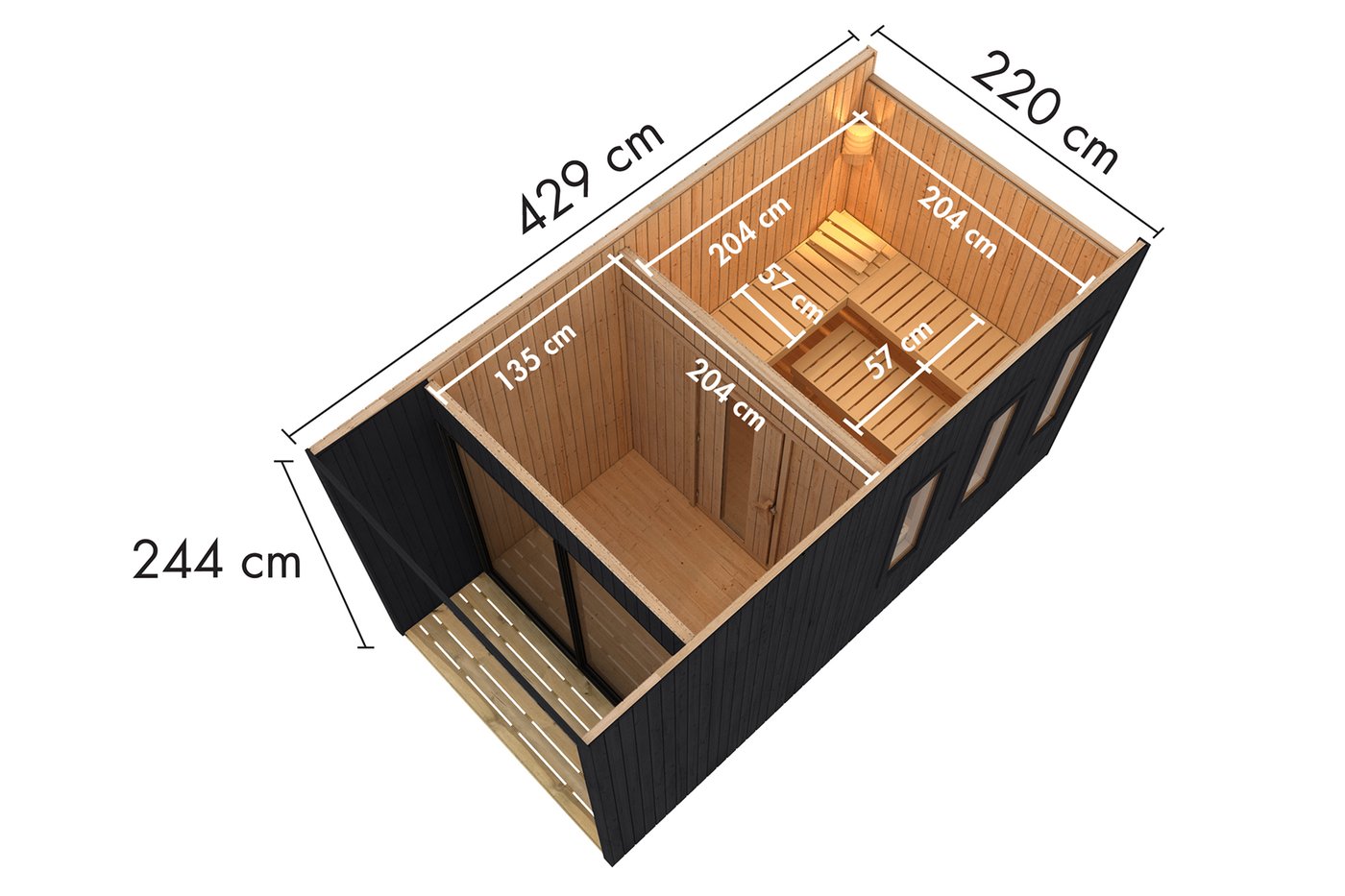 KaribuMiramarAfmetingen