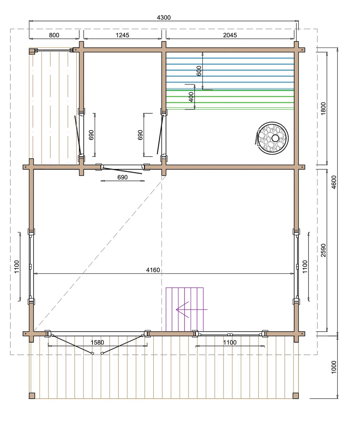 Kokkola_Sauna_House_Plans