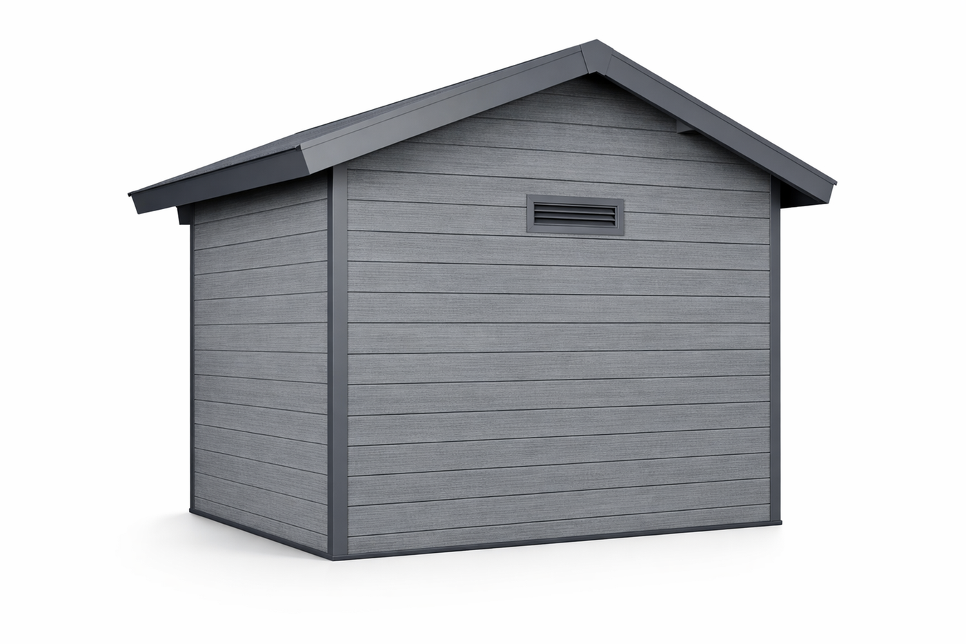 Kunststof_Tuinhuis_Graniet_met_Zadeldak_Achterkant