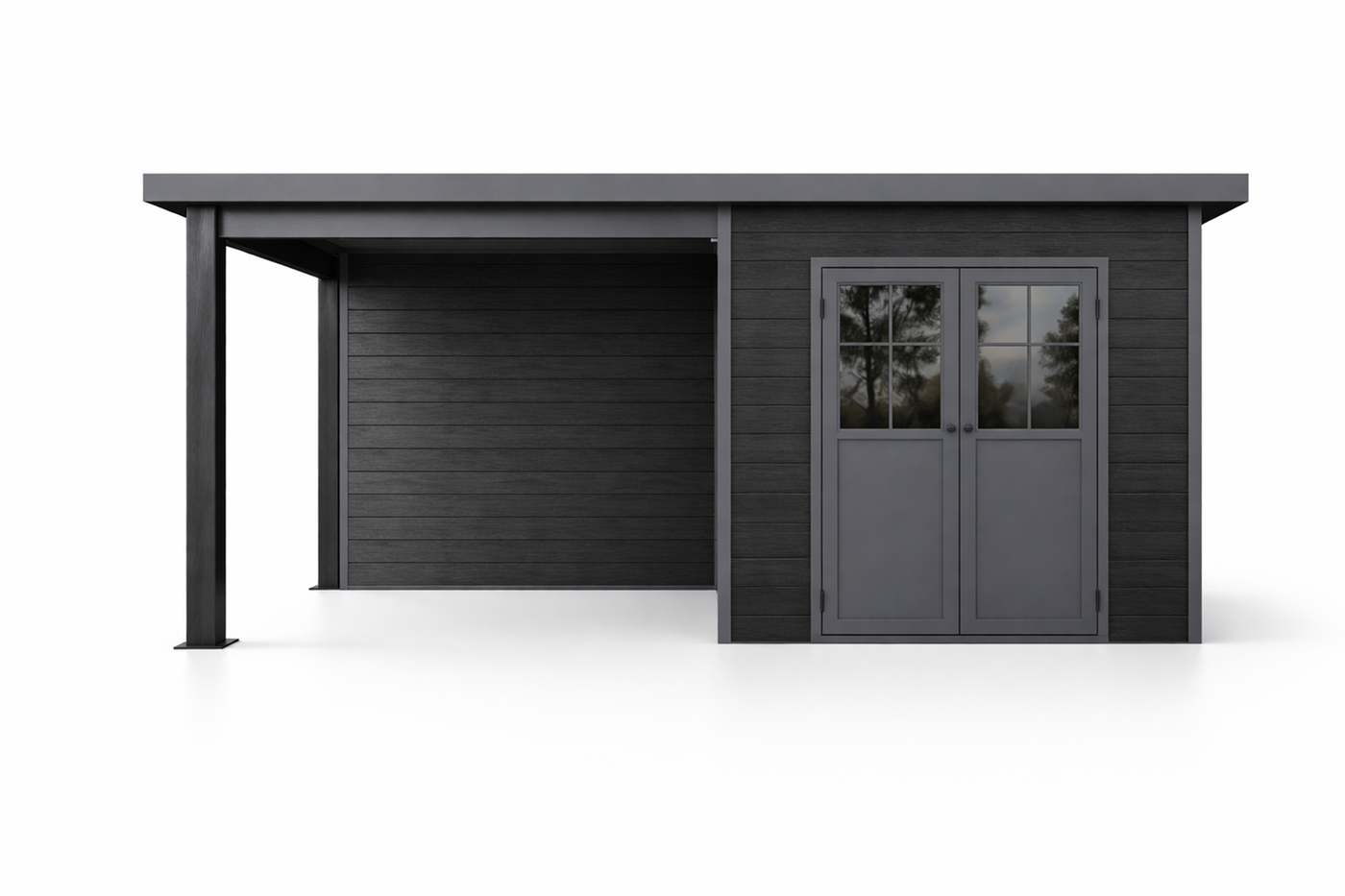 Kunststof_Tuinhuis_met_Overkappong_Zwart_560x330cm_Voorkant2