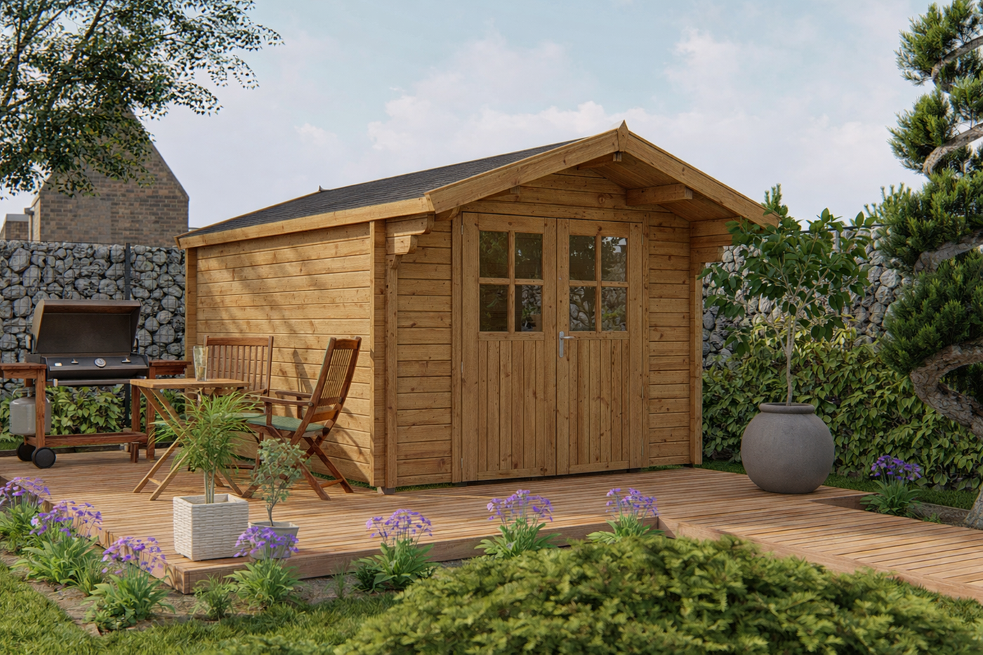 P016623__Log_cabin_GD_Pamplona_Brown