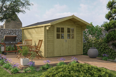 P016624_Log_cabin_GD_Pamplona_Green