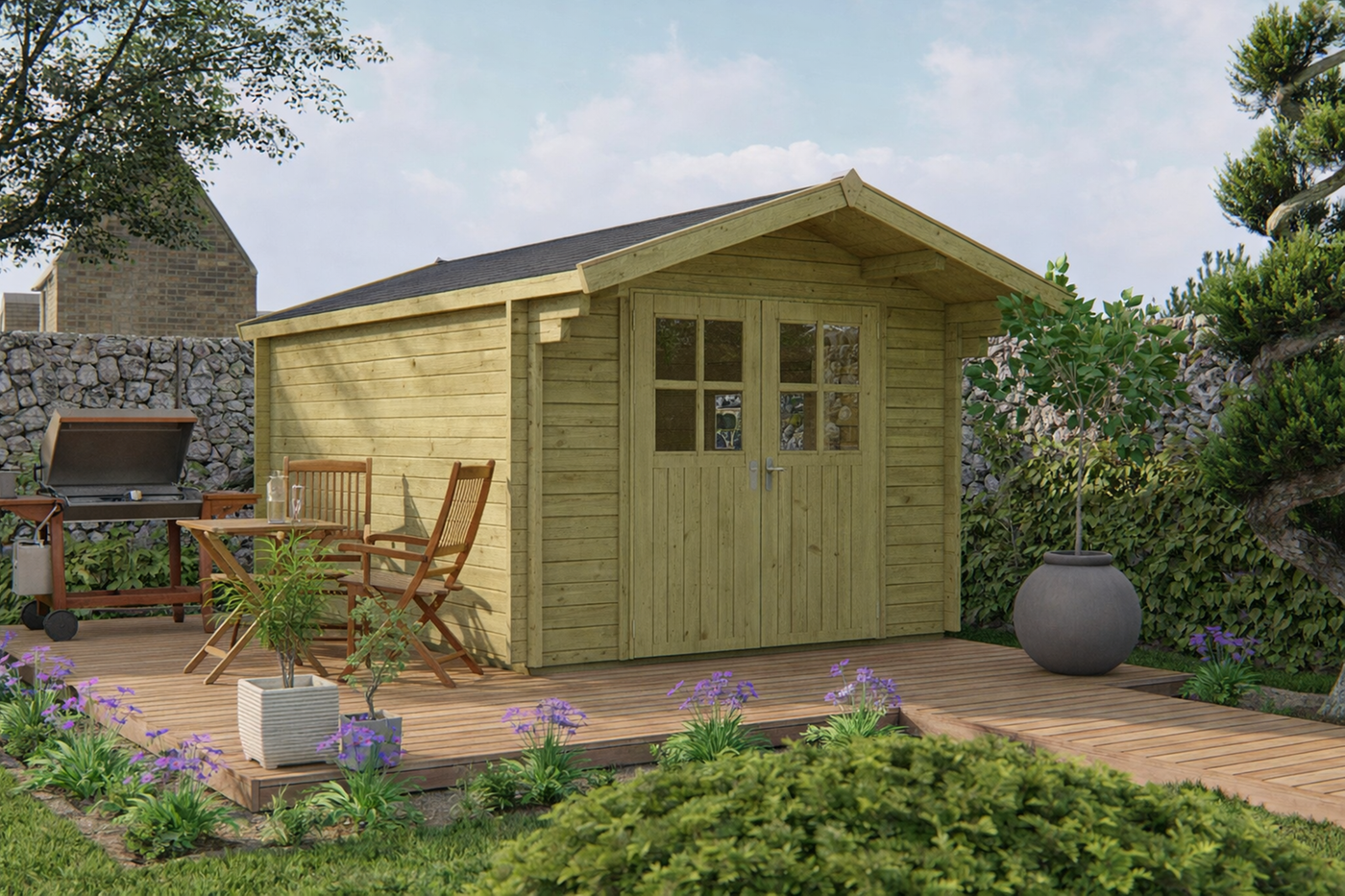 P016624_Log_cabin_GD_Pamplona_Green