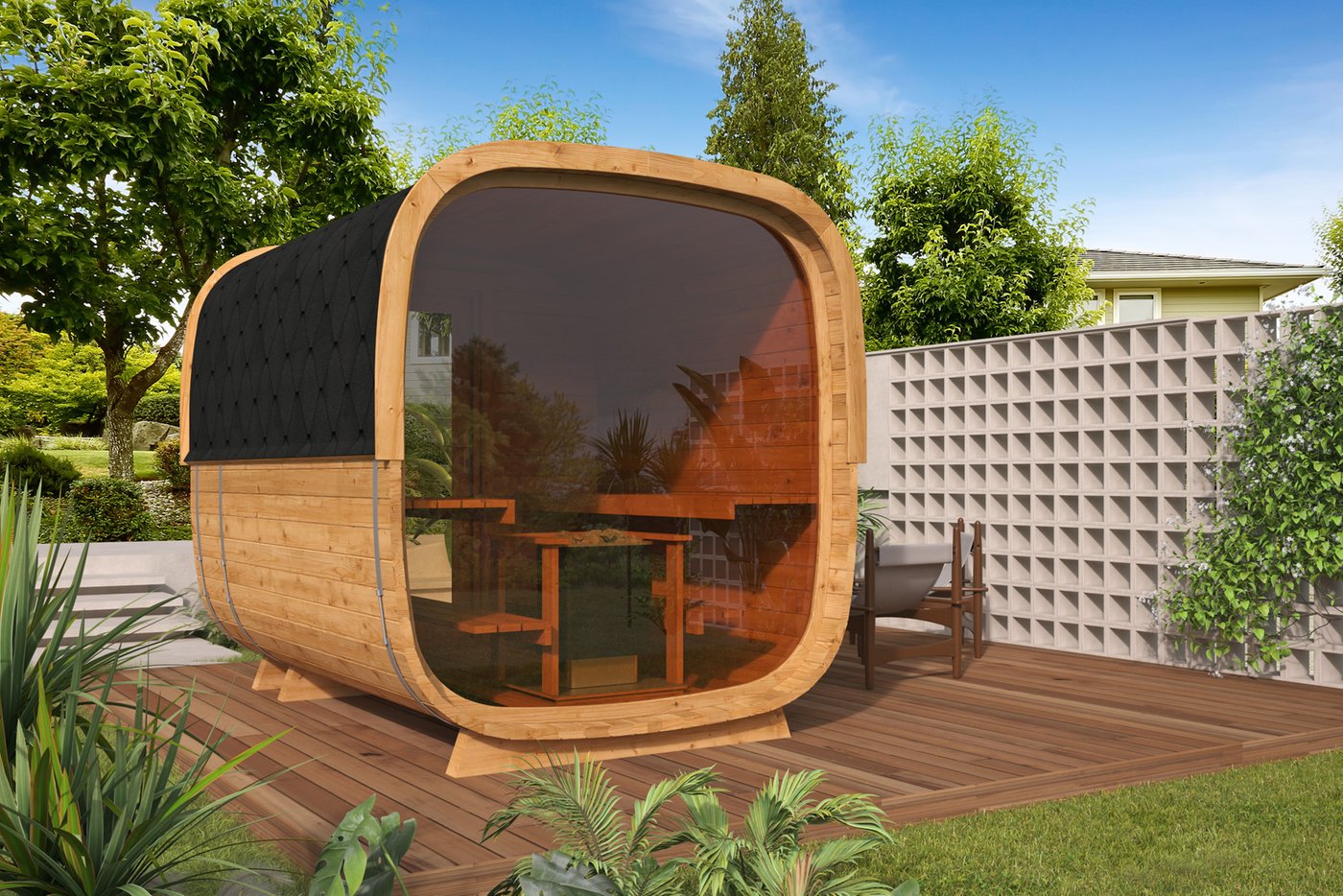 P197196__Sauna_Cube_Rovaniemi_Thermowood_219_x_282_cm_met_panorama_raam