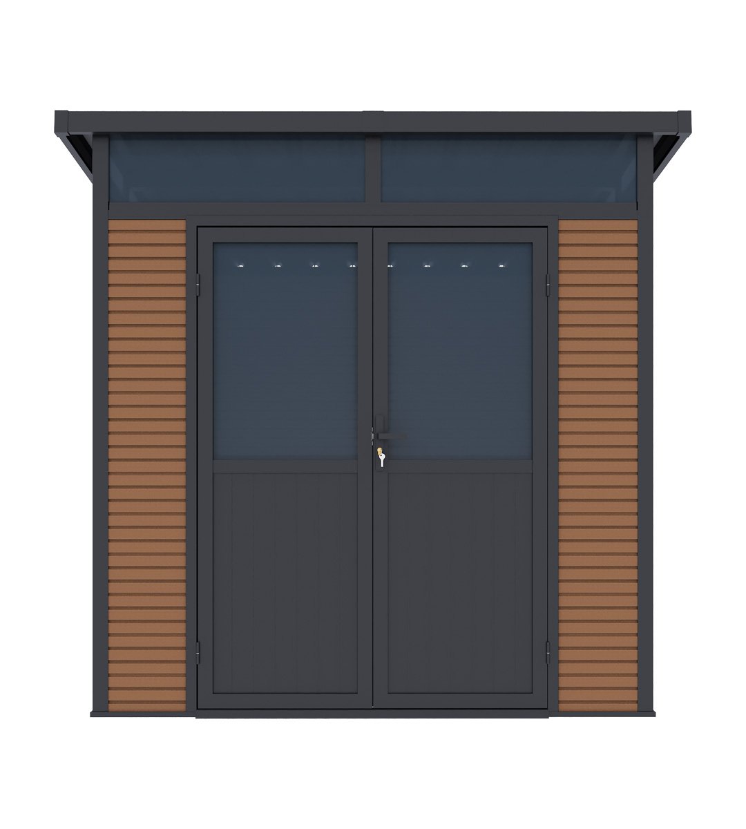 P241369_Composiet_Tuinhuis_Teak_218x218_Vooraanzicht