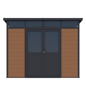 P241371_Composiet_Tuinhuis_Teak_278x218_Vooraanzicht