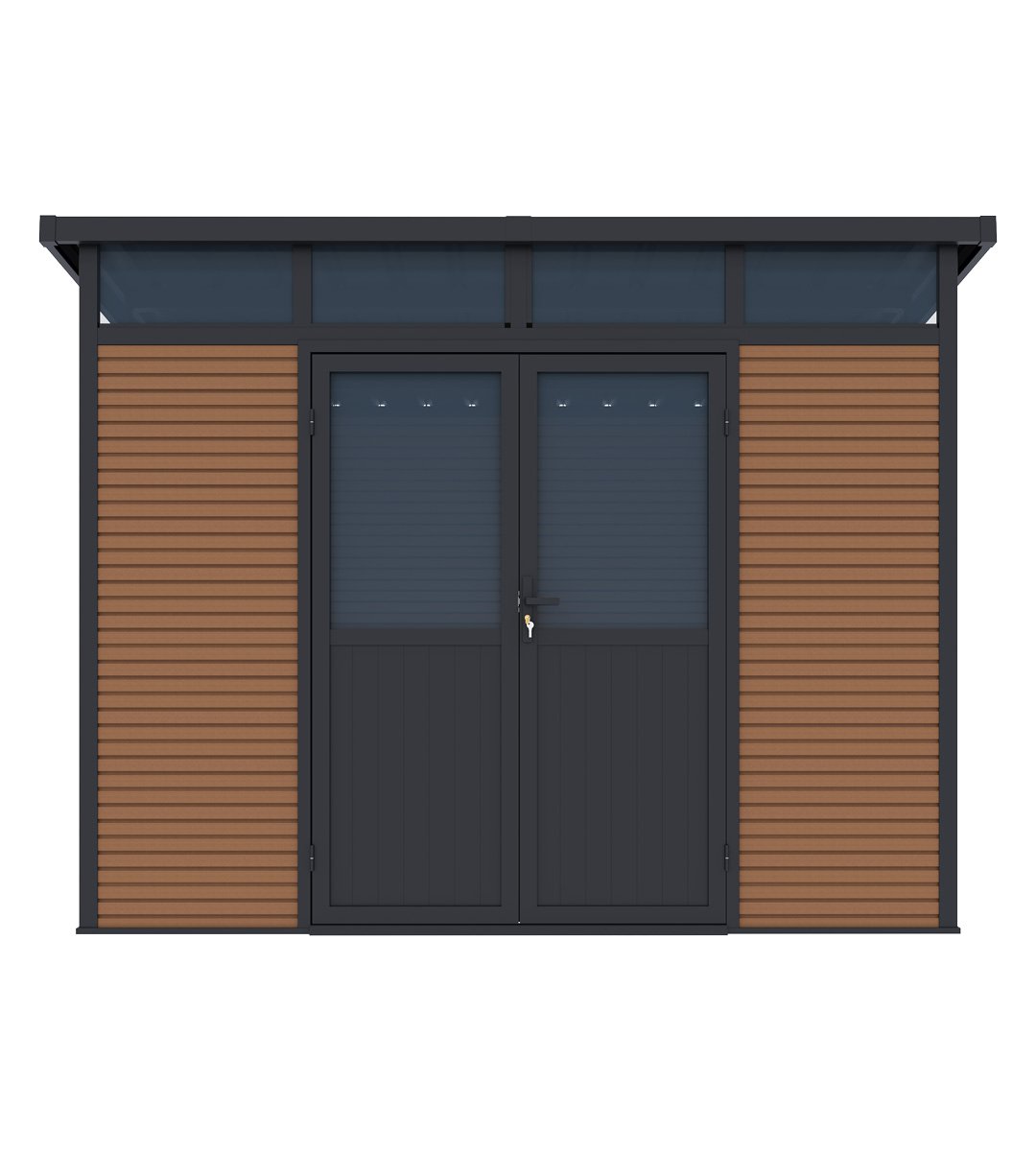 P241371_Composiet_Tuinhuis_Teak_278x218_Vooraanzicht