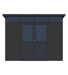 P241372_composiet_tuinhuis_antraciet_218x218cm_Vooraanzicht