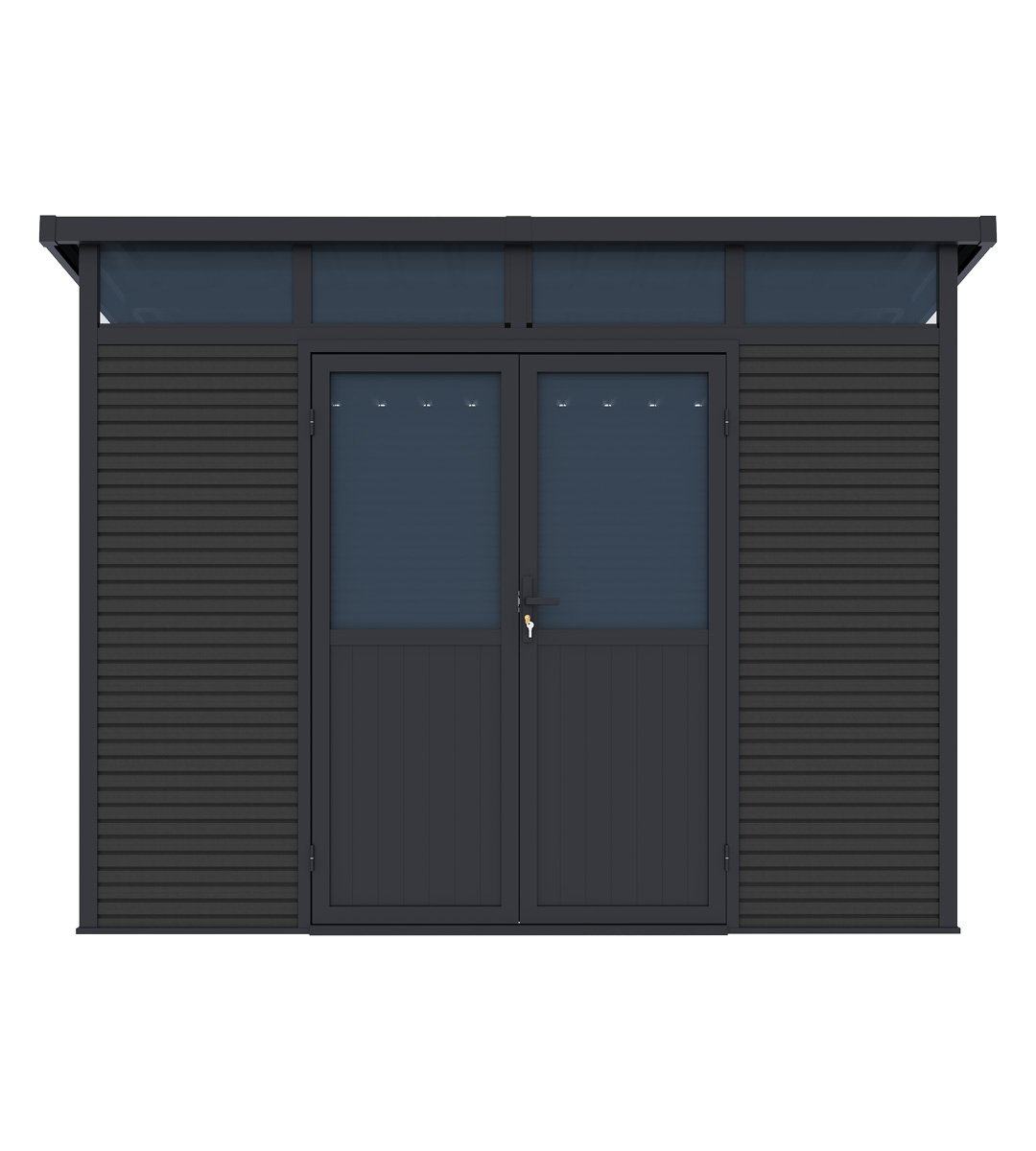 P241372_composiet_tuinhuis_antraciet_218x218cm_Vooraanzicht