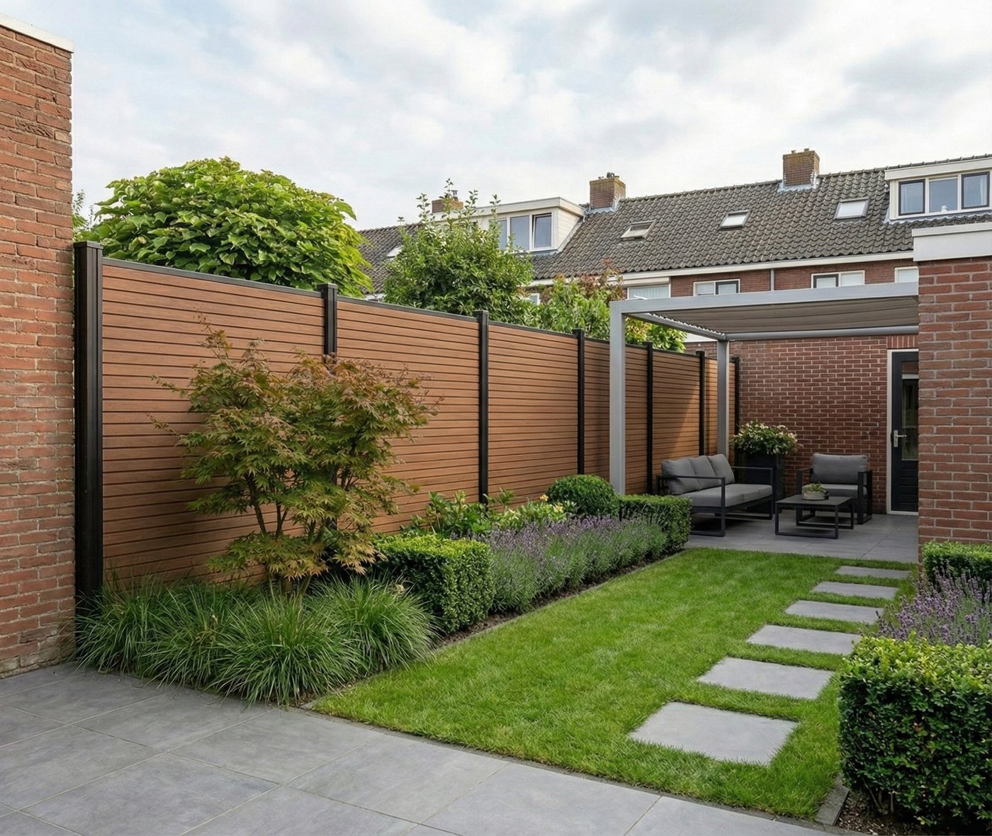 PuraFence_Sfeer_Horziontal_Royal_Triple_Profiel