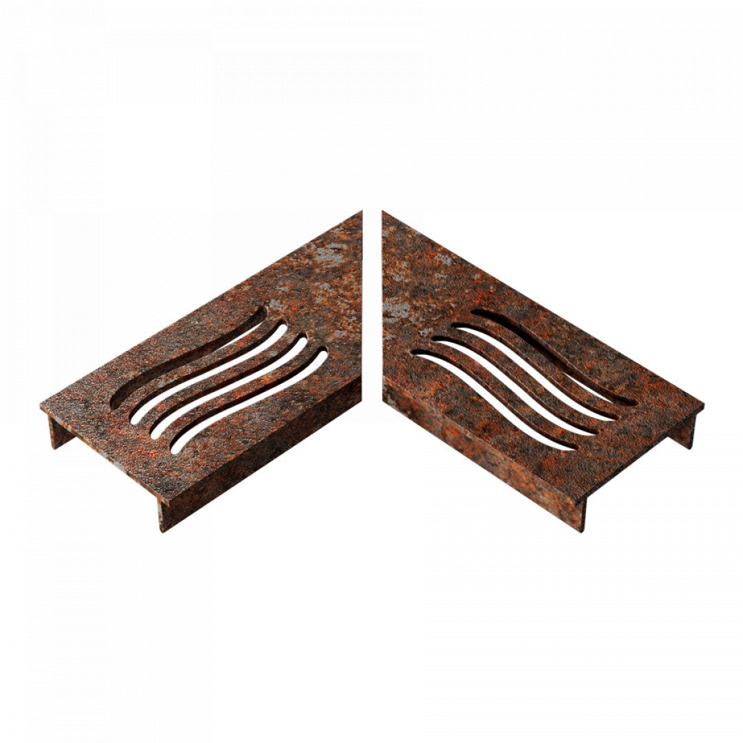 Rooster_L_Hoekstuk_Ultra_Drain_Cortenline_Wave