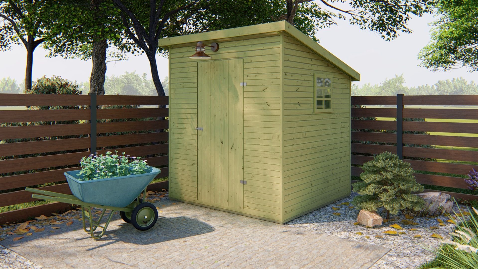 Olaf Pent Shed - Pressure Treated-166773