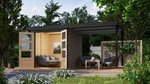 TuinhuisJupiterKaribuOverkappingTerragrijsAntracietAluminium