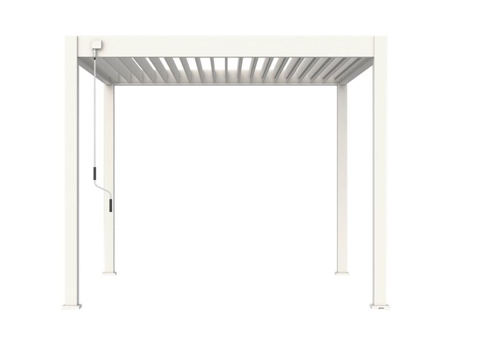 Aluminium overkapping Toronto Wit 300 x 300 x 255 cm - Vrijstaand