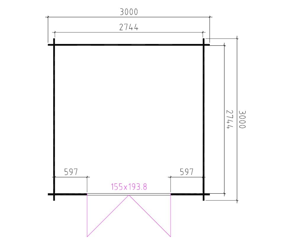 afmetingen_interflex_3030l_blokhut