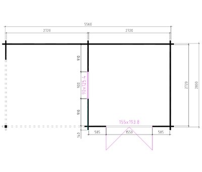 afmetingen_interflex_3030z_blokhut